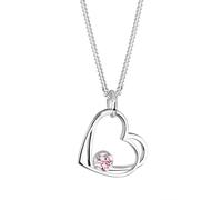 Elli Herz Kristalle 925 Sterling Silber Rosa Damen