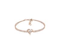 Elli Herz Liebe 925 Silber, mit Kristallen von Swarovski® rosefarben Damen