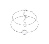Elli Herz Liebe Cut Out Mutter Kind Set 925 Silber silberfarben Damen