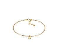 Elli Herz Liebe Romantik Erbskette 925 Silber goldfarben Damen