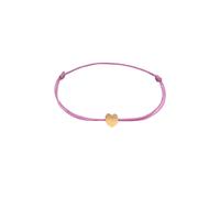 Elli Herz Liebe Textilband Trend 925 Silber goldfarben Damen