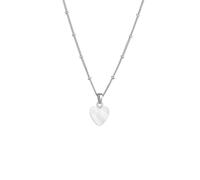 Elli Herz Muschel Anhänger Weiß Silberfarben silberfarben Damen