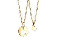 Elli Herz Mutter Kind Liebe 925 Silber rosé vergoldet goldfarben Damen