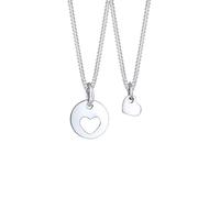 Elli Herz Mutter Kind Liebe Cut Out Münze 925 Silber silberfarben Damen