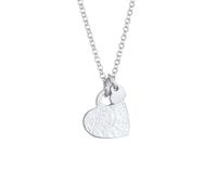 Elli Herzen Love Liebe Organic Look 925 Silber silberfarben Damen