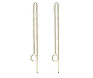 Elli Hexagon Geo Minimal 925 Sterling Silber OneSize Damen