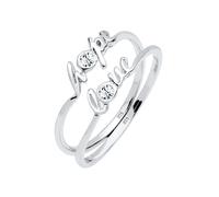 Elli Hope Love 925 Silber, mit Kristallen von Swarovski® 52 Damen
