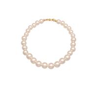 Elli Imitat Perlen Weiß 925 Sterling Silber vergoldet 40 Damen