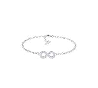 Elli Armband Damen Infinity Symbol Unendlichkeit Basic mit Kristalle aus 925 Sterling Silber