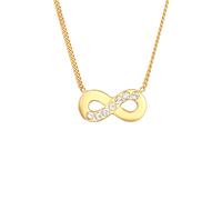 Elli Infinity Symbol Liebe 925 Sterling Silber, mit Kristallen von Swarovski® 40 Damen