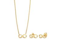 ELLI Damen Schmuckset Infinity gold, Größe One Size, 4495877 Gold One Size