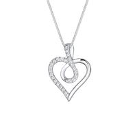 Elli Infinity Unendlichkeit Herz Zirkonia 925 Sterling Silber 45 Damen