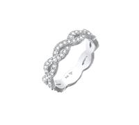 Elli Infinity Unendlichkeit Liebe 925 Silber, mit Kristallen von Swarovski® 54 Damen