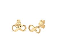 Elli Infinity Unendlichkeit Symbol 925 Silber goldfarben Damen