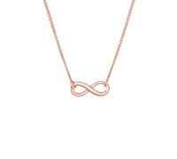 Elli Infinity Unendlichkeit Symbol 925 Silber rosefarben Damen