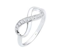 Ring Infinity Zirkonia Eye Catcher 925 Sterling Silber Elli Weiß 54 (Artikelnummer: 4N125/10X54)