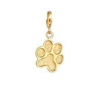 Elli Katzenpfote Tier 925 Sterling Silber goldfarben Damen