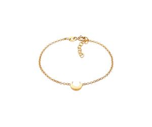 Elli Kids Halbmond Mond Astro 925 Silber goldfarben Damen