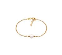 Elli Kids Muschelkernperle Silber 925 goldfarben Damen