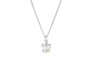 Elli Kinder Schmetterling Kristalle 925 Silber 40 Damen