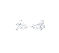 Elli Ohrringe Kinder Ohrstecker Fisch Religion in 925 Sterling Silber