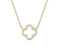 Elli Kleeblatt Glück Zirkonia 925er Silber 50 Damen