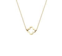 ELLI Damen Halskette 'Kleeblatt' gold, Größe 40, 4025002 Gold 40