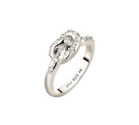 Elli Knoten mit Kristallen von Swarovski® 925 Sterling Silber 54 Damen