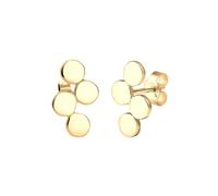 Elli Kreis Geo Minimal Trend 925 Sterling Silber goldfarben Damen