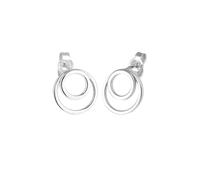 Elli Kreis Ringe Basic Geo Minimal 925 Sterling Silber silberfarben Damen