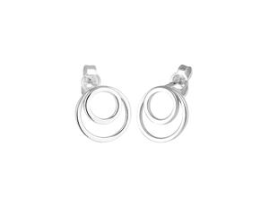 Elli Kreis Ringe Basic Geo Minimal 925 Sterling Silber silberfarben Damen