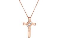 Elli Kreuz 925er Silber vergoldet, mit Kristallen von Swarovski® 55 Damen