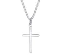 Elli Kreuz Basic 925 Silber silberfarben Damen
