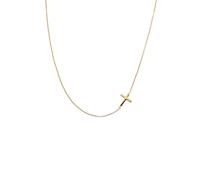 Elli Kreuz Basic 925 Sterling Silber goldfarben Damen