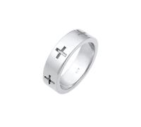 Elli Kreuz Cut Out Bandring Religiös Glaube 925 Silber 58 Damen