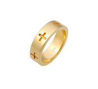 Elli Ring Damen Kreuz Motiv Basic aus 925 Sterling Silber