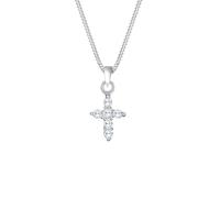 Elli Kreuz Glaube Religion Zirkonia 925 Silber 45 Damen
