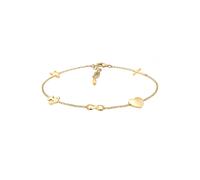 Elli Kreuz Herz Infinity Anker Stern Pendant 925 Silber goldfarben Damen