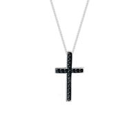 Elli Kreuz Religion 925 Sterling Silber, mit Kristallen von Swarovski® 45 Damen