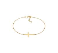 Elli Kreuz Religion Glaube Filigran Trend 925 Silber goldfarben Damen