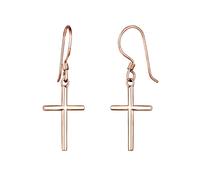 Elli Kreuz Religion Kommunion Konfirmation 925 Silber rosefarben Damen