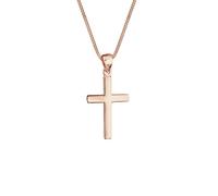 Elli, Halskette Kreuz Symbol Kommunion Konfirmation 925 Silber in gold, Schmuck für Damen Gr. 45 cm