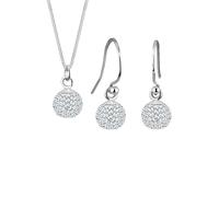 Elli Kugel 925 Silber, mit Kristallen von Swarovski® Weiß Damen