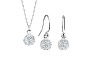 Elli Kugel 925 Silber, mit Kristallen von Swarovski® Weiß Damen