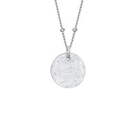 Elli Kugelkette Disc Plättchen 925 Silber silberfarben Damen