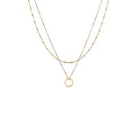 Elli Layer Kugelkette Kreis Rund 925 Silber goldfarben Damen