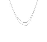 Elli Layer mit Kristallen von Swarovski® Weiß 925 Sterling Silber silberfarben Damen