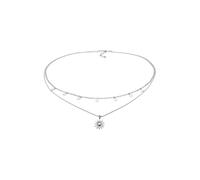 Elli Layer Plättchen Disc Sonne 925 Silber silberfarben Damen