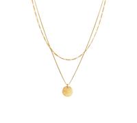 Elli Layer Plättchen Figaro Boho 2-lagig 925 Silber 40 Damen