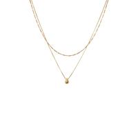 Elli Layer Tropfen 2-lagig 925 Sterling Silber goldfarben Damen